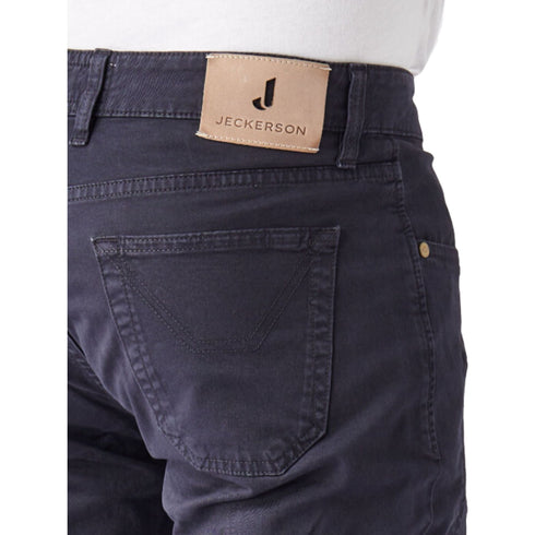 Jeckerson Pantaloni Pantaloni Uomo John in cotone cinque tasche Blu A23-JECKERSONPA077JOHNGABA0001-4002-29 - Francavilla Moda